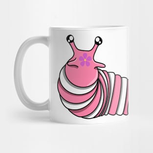 Sapphic Pride Fidget Slug Mug